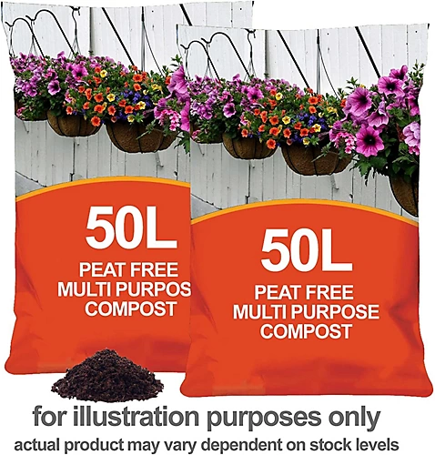 Peat Free Nutrient Rich All Purpose Compost - 100L 4 Peat Free Nutrient Rich All Purpose Compost - 100L - Image 2