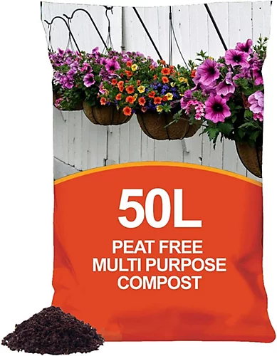 Peat Free Nutrient Rich All Purpose Compost - 50L 3 Peat Free Nutrient Rich All Purpose Compost - 50L