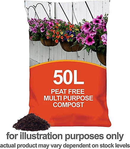Peat Free Nutrient Rich All Purpose Compost - 50L 4 Peat Free Nutrient Rich All Purpose Compost - 50L - Image 2