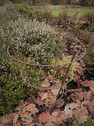 Peony Herbaceous Plant Support Frame Garden Flower Stand Ring Cage (H)51cm (Dia)40cm 4 Peony Herbaceous Plant Support Frame Garden Flower Stand Ring Cage (H)51cm (Dia)40cm - Image 2