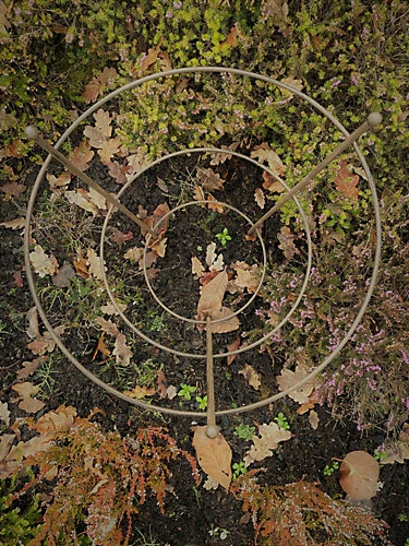 Peony Herbaceous Plant Support Frame Garden Flower Stand Ring Cage (H)51cm (Dia)40cm 6 Peony Herbaceous Plant Support Frame Garden Flower Stand Ring Cage (H)51cm (Dia)40cm - Image 4