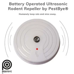 Pestbye Discreet Ceiling Wall Mounted Battery Operated Ultrasonic Rat And Mouse Repeller -Draper Tool Shop pestbye discreet ceiling wall mounted battery operated ultrasonic rat and mouse repeller5055837281288 03c MP