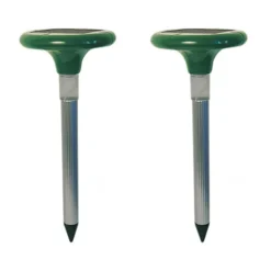 Pestbye Twinpack Advanced Ultrasonic Solar Mole Deterrent & Repeller With LED Light