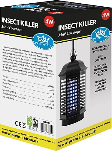 Prem-I-Air 4W Hanging Ceiling Mounted Insect Killer 4 Prem-I-Air 4W Hanging Ceiling Mounted Insect Killer - Image 2