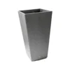Primeur Sonata Pewter Plain Square Plant Pot (Dia)26cm -Draper Tool Shop primeur sonata pewter plain square plant pot dia 26cm5907736265343 01c bq