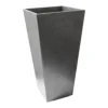 Primeur Sonata Pewter Plain Square Plant Pot (Dia)35cm -Draper Tool Shop primeur sonata pewter plain square plant pot dia 35cm5907736265442 01c bq