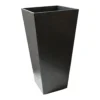 Primeur Sonata Slate Plain Square Plant Pot (Dia)35cm