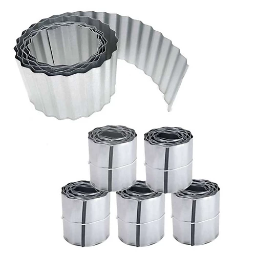 Primrose Galvanised Steel Lawn Edging Corrugated Metal 25m 3 Primrose Galvanised Steel Lawn Edging Corrugated Metal 25m
