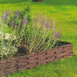 Primrose Woven Willow Hurdle Edging Garden Border Perimeter- H20cm X 200cm -Draper Tool Shop primrose woven willow hurdle edging garden border perimeter h20cm x 200cm5055837272644 03c MP