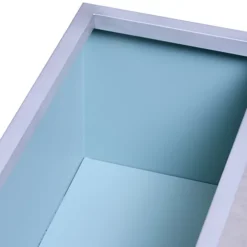 Primrose Zinc Galvanised Tall Rectangular Cube Planter Plant Pot In Silver 75cm X 32cm -Draper Tool Shop primrose zinc galvanised tall rectangular cube planter plant pot in silver 75cm x 32cm5055372348514 03c MP