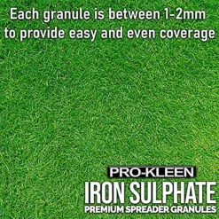 Pro-Kleen Iron Sulphate Spreader Granules, Covers Up To 100m2, For Grass Green Up, Ferrous Sulphate Dry Powder 4x2.5kg -Draper Tool Shop pro kleen iron sulphate spreader granules covers up to 100m2 for grass green up ferrous sulphate dry powder 4x2 5kg5056411323455 04c MP