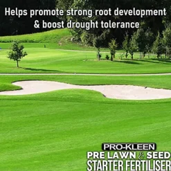 Pro-Kleen Pre Lawn & Seed Starter Fertiliser - Phosphorus Rich Formula With Nitrogen, Potassium & Magnesium Oxide 10kg -Draper Tool Shop pro kleen pre lawn seed starter fertiliser phosphorus rich formula with nitrogen potassium magnesium oxide 10kg5056411329877 03c MP