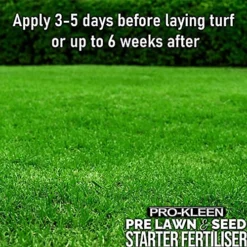 Pro-Kleen Pre Lawn & Seed Starter Fertiliser - Phosphorus Rich Formula With Nitrogen, Potassium & Magnesium Oxide 10kg -Draper Tool Shop pro kleen pre lawn seed starter fertiliser phosphorus rich formula with nitrogen potassium magnesium oxide 10kg5056411329877 04c MP