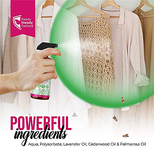 Ready Steady Defend Natural Moth Repellent Spray 200ml 6 Ready Steady Defend Natural Moth Repellent Spray 200ml - Image 4