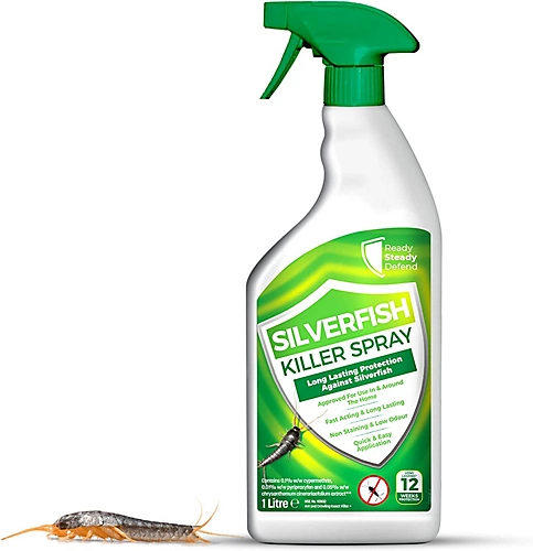 Ready Steady Defend Silverfish Killer Spray 1 Litre 3 Ready Steady Defend Silverfish Killer Spray 1 Litre