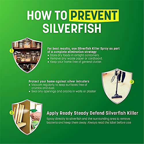 Ready Steady Defend Silverfish Killer Spray 1 Litre 5 Ready Steady Defend Silverfish Killer Spray 1 Litre - Image 3