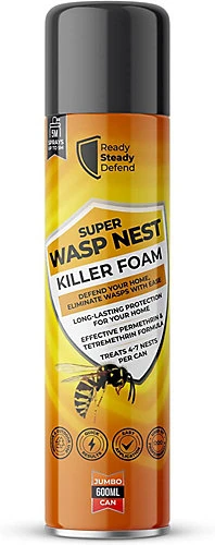 Ready Steady Defend Wasp Nest Killer Foam. Defend Your Home, Eliminate Wasps With Ease 3 Ready Steady Defend Wasp Nest Killer Foam. Defend Your Home, Eliminate Wasps With Ease