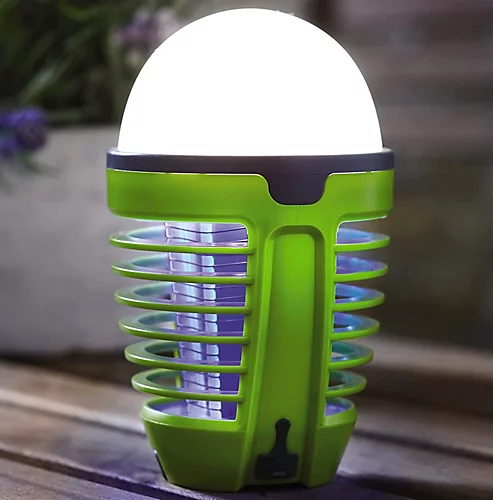 Rechargeable Mosquito Killer & Light - 13cm Freestanding Or Hanging Indoor Outdoor Insect Bug Fly Zapper 4 Rechargeable Mosquito Killer & Light - 13cm Freestanding Or Hanging Indoor Outdoor Insect Bug Fly Zapper - Image 2