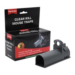 Rentokil - Clean Kill Mouse Traps (Twin Pack) -Draper Tool Shop rentokil clean kill mouse traps twin pack 5012607007653 03c MP