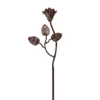 Rose With Leaf - Metal Flower Garden Stakes -Draper Tool Shop rose with leaf metal flower garden stakes5026886707784 01c MP