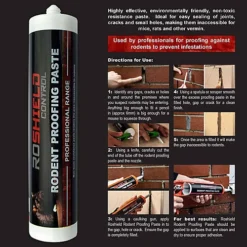 Roshield Rodent Proofing Paste 300ml -Draper Tool Shop roshield rodent proofing paste 300ml5060588161314 02c MP