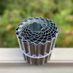 Set Of 12 Galvanised Steel Lawn Edging Rolls (16.5cm X 5m) -Draper Tool Shop set of 12 galvanised steel lawn edging rolls 16 5cm x 5m 5060575105000 02c MP