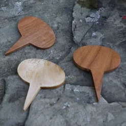 Set Of 3 Garden Wooden Plant Markers -Draper Tool Shop set of 3 garden wooden plant markers5060964607894 04c MP