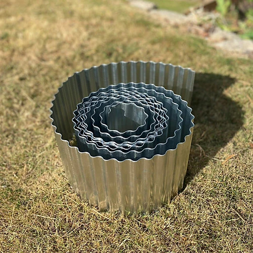 Set Of 6 Galvanised Steel Lawn Edging Rolls (16.5cm X 5m) 5 Set Of 6 Galvanised Steel Lawn Edging Rolls (16.5cm X 5m) - Image 3