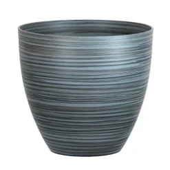 Simpa 2PC Grey Serenity Rings Plastic Planters 38cm (Dia). -Draper Tool Shop simpa 2pc grey serenity rings plastic planters 38cm dia 5059331202145 02c MP
