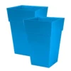 Simpa 2PC Moda Milano 28L Sky Blue Plastic Planters. -Draper Tool Shop simpa 2pc moda milano 28l sky blue plastic planters 5059331201933 01c MP