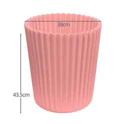 Simpa 2PC XL Pink Wave Plastic Planters. -Draper Tool Shop simpa 2pc xl pink wave plastic planters 5059331202268 03c MP