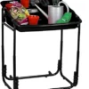 Simpa Black Square Gardening Potting Tray With Adjustable 3 Tier Metal Bench Stand. 1 Simpa Black Square Gardening Potting Tray With Adjustable 3 Tier Metal Bench Stand. -Draper Tool Shop simpa black square gardening potting tray with adjustable 3 tier metal bench stand 5059331211123 01c MP
