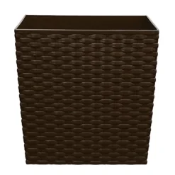 Simpa CUBIE 15L Brown Rattan Plant Pots Set -Draper Tool Shop simpa cubie 15l brown rattan plant pots set5059331187015 02c MP