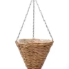 Smart Garden Hyacinth Natural Cone Hanging Basket, 35cm -Draper Tool Shop smart garden hyacinth natural cone hanging basket 35cm5050642051279 01c bq