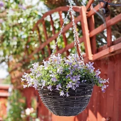 Smart Garden Pansy Artificial Lilac & Green Round Plastic Hanging Basket, 25cm 5 Smart Garden Pansy Artificial Lilac & Green Round Plastic Hanging Basket, 25cm -Draper Tool Shop smart garden pansy artificial lilac green round plastic hanging basket 25cm5050642019194 01i bq