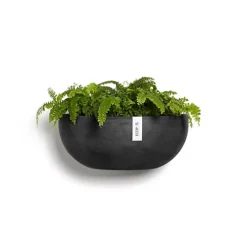 Sofia Smooth Finish Wall Plant Pot Black -Draper Tool Shop sofia smooth finish wall plant pot black5413724309550 03c MP