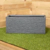 Strata Ash Slate Effect Trough 60cm W X 25cm D X 25.5cm H -Draper Tool Shop strata ash slate effect trough 60cm w x 25cm d x 25 5cm h5060907229657 01c MP
