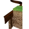 Swift Edge Garden Edging - Lawns, Borders, Pathways, Plots, Flowerbeds, Landscaping - Aluminium 100mm Tall - 24m Pack - Brown -Draper Tool Shop swift edge garden edging lawns borders pathways plots flowerbeds landscaping aluminium 100mm tall 24m pack brown0631145832265 01c MP