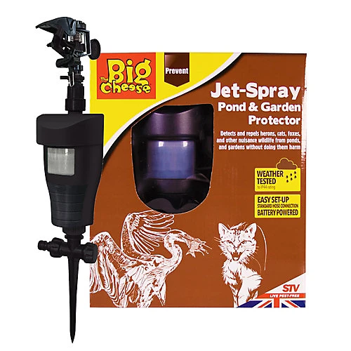 The Big Cheese Jet-Spray Pond & Garden Protector - Motion-Activated Repellent 3 The Big Cheese Jet-Spray Pond & Garden Protector - Motion-Activated Repellent