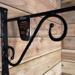 Tom Chambers Heavy Duty Handcrafted Metal 35cm Black Twisted Wall Bracket Hook For Garden Patio Hanging Basket Planter Bird Feeder 9 Tom Chambers Heavy Duty Handcrafted Metal 35cm Black Twisted Wall Bracket Hook For Garden Patio Hanging Basket Planter Bird Feeder -Draper Tool Shop tom chambers heavy duty handcrafted metal 35cm black twisted wall bracket hook for garden patio hanging basket planter bird feeder5060559856775 04c MP
