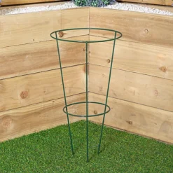 Tom Chambers Urban Green Conical Garden Plant Support Ring 30cm - Medium