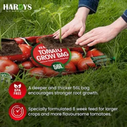 Tomato Planter Compost Grow Bag Fruit Vegetable Plant Growing Potting Soil - 56L -Draper Tool Shop tomato planter compost grow bag fruit vegetable plant growing potting soil 56l5055521177217 04c MP