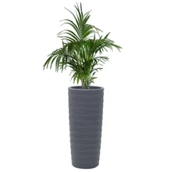 Tramontina Grego Polyethylene Planter (80cm High, Graphite) -Draper Tool Shop tramontina grego polyethylene planter 80cm high graphite 7898683601019 02c MP