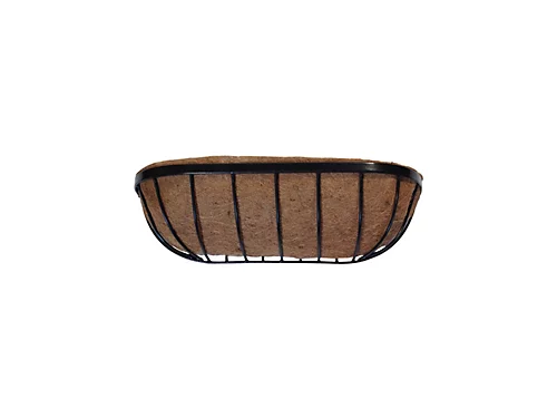 Trough Planter / Manger Planter - Prelined With Coco Liner - 24" 3 Trough Planter / Manger Planter - Prelined With Coco Liner - 24"