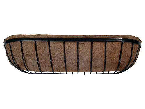 Trough Planter / Manger Planter - Prelined With Coco Liner - 36" 3 Trough Planter / Manger Planter - Prelined With Coco Liner - 36"