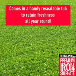 ULTIMA-PLUS XP Premium Iron Sulphate - Greens Grass And Hardens Turf Makes Up To 1000L & Covers Up To 1000m2(10kg) -Draper Tool Shop ultima plus xp premium iron sulphate greens grass and hardens turf makes up to 1000l covers up to 1000m2 10kg 5056411323509 04c MP