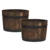 Value Set Of 2 HORTICO Upcycled Oak Round Tub Wooden Planter For Garden, Outdoor Plant Pot Made In The UK D40 H30 Cm, 37.7L 2 Value Set Of 2 HORTICO Upcycled Oak Round Tub Wooden Planter For Garden, Outdoor Plant Pot Made In The UK D40 H30 Cm, 37.7L -Draper Tool Shop value set of 2 hortico upcycled oak round tub wooden planter for garden outdoor plant pot made in the uk d40 h30 cm 37 7l5060874795070 01c MP