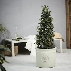 Verve Barcău Olive Ceramic Circular Plant Pot (Dia)38cm -Draper Tool Shop verve barcau olive ceramic circular plant pot dia 38cm5059340327709 01i