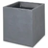 Verve Dallas Dark Grey Slate Effect Plastic Square Plant Pot (Dia)40cm 1 Verve Dallas Dark Grey Slate Effect Plastic Square Plant Pot (Dia)40cm -Draper Tool Shop verve dallas dark grey slate effect plastic square plant pot dia 40cm3663602700241 01bq