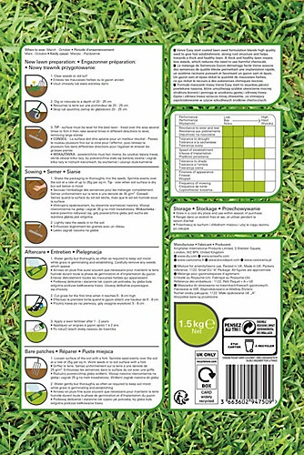 Verve Easy Start Coated Grass Seeds, 1.5kg 4 Verve Easy Start Coated Grass Seeds, 1.5kg - Image 2